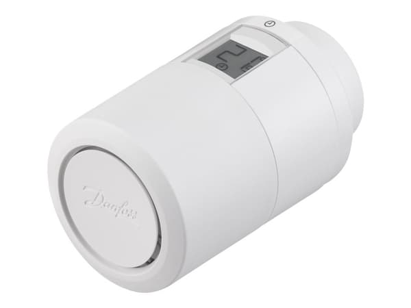 Danfoss Eco - Radiatortermostat - trådløs - Bluetooth - RAL 9016