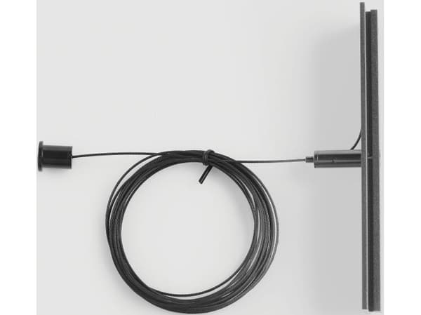 Hybrid Wireophæng 4m justerbar Sort