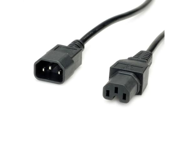 Value 19.99.1123, 3 m, C14 coupler, C15 coupler, 250 V