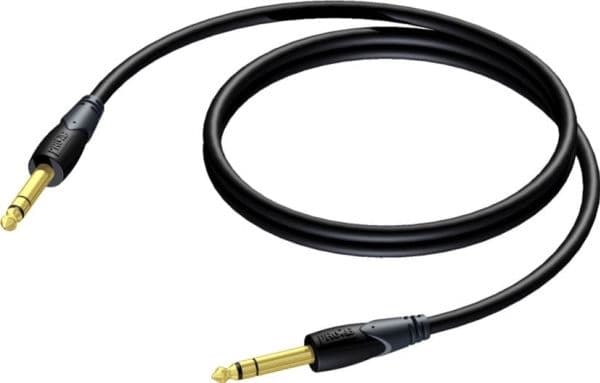 Procab CLA610/10 kabel Jack 6,3 mm til Jack 6,3 mm 10 m sort