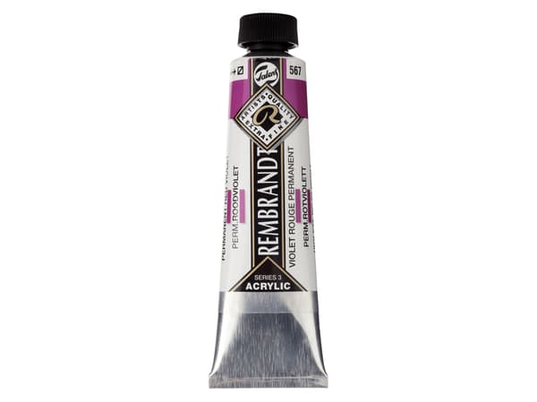 Rembrandt akrylfärg tub Permanent Red Violet 567