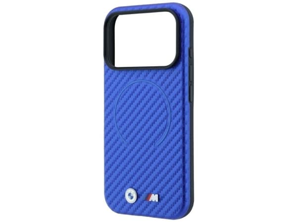 BMW M Carbon Printed Ring MagSafe Case for iPhone 17 Pro Max / 18 Pro Max - Blue