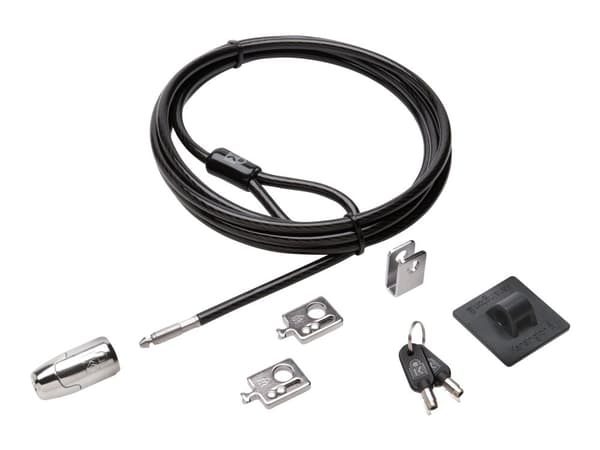 Kensington Desktop and Peripherals Standard Keyed Locking Kit 2.0 - Lås för säkerhetskabel - 2.4 m