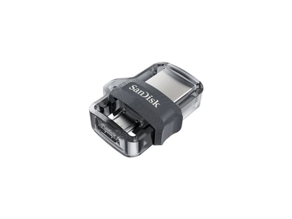SanDisk Ultra Dual - USB-flashstasjon - 64 GB - USB 3.0 / micro USB