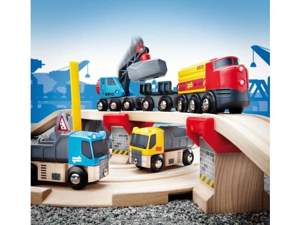 BRIO 33210 Juna- ja tierata, luotisarja
