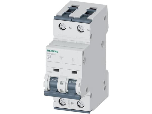Siemens 5SY4220-7, Dvärgbrytare, IP20, 400 V