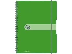 Herlitz 11293099, Monokromatisk, Grønn, A4, 80 ark, 80 g/m², Voksen