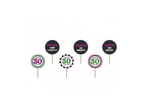 Cupcake skilte 30 år