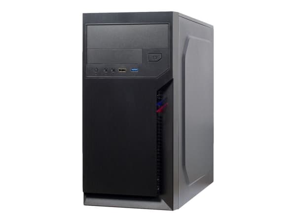 Inter-Tech IT-6502 Romea, Micro Tower, PC, Musta, mikro ATX, 14 cm, 29 cm