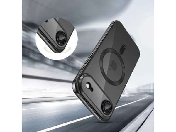 Tech-Protect MagFlex MagSafe-deksel for iPhone 17 Air - klar svart