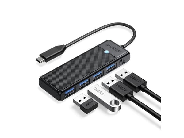 Orico USB A3.0x4 4-in-1 Hub Adapter