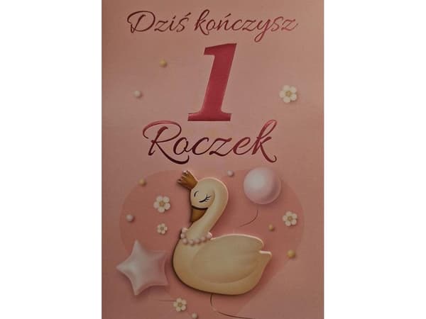 Yeku Grattiskort Födelsedag 1 år flicka