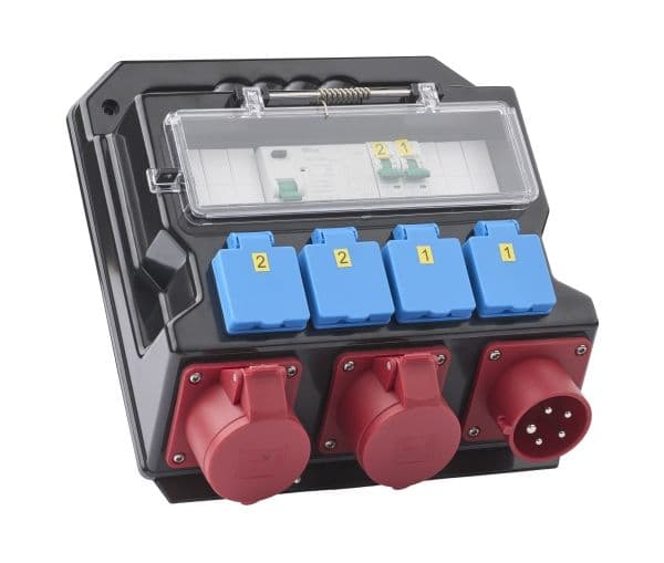 HEATCOM LT RAKENNUSVIRTA 16A 4x SCHUKO OUTPUTS - IP 44