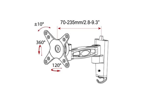 Vision Mounts VM-L38 vægbeslag