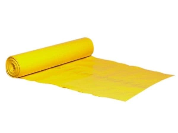 Avfallsekker gule 720x1100 mm i 100 my