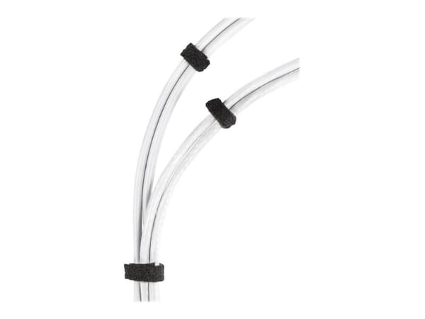 DELTACO CM1015S - Kabelbinderrulle - 15 m - sort