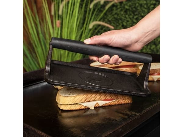 Blackstone 5553EU, Burgerpresse, Sort, Grill, Støpejern, Plast, Rektangulær