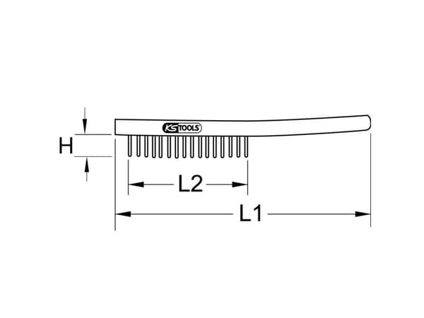 KS Tools 963.9583 Trådbørste 1 stk