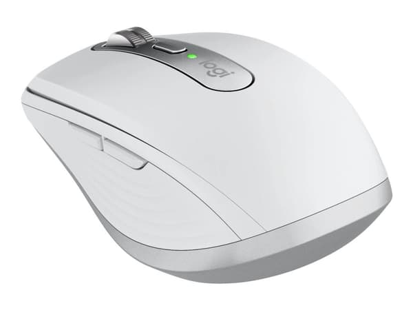 Logitech MX Anywhere 3S - Mus - optisk - 6 knapper - trådløs - Bluetooth - blekgrå
