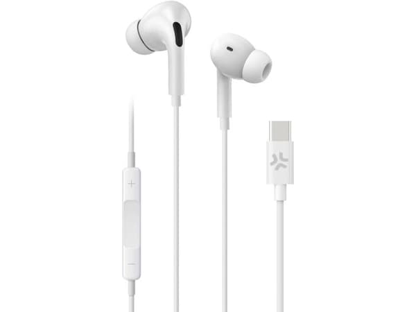 UP1200 Stereoheadset In-Ear USB-C Vit