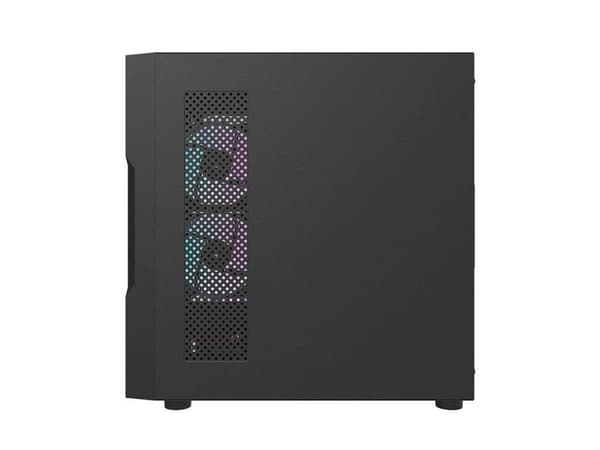 Darkflash DK431 mesh PC-kabinett + 4 ARGB-vifter - svart