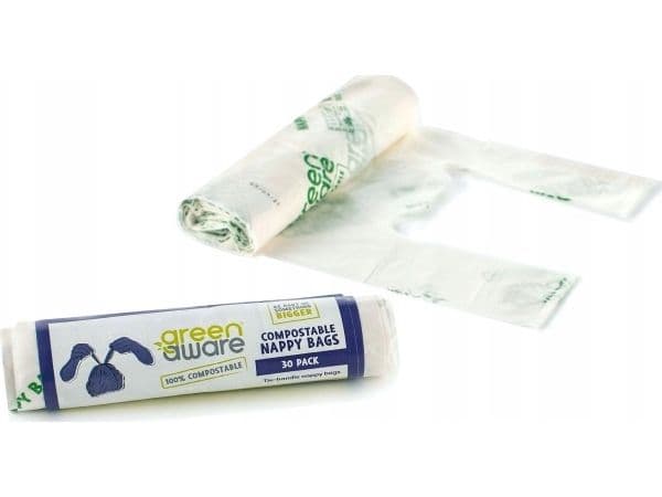GreenAware GreenAware, kompostoituvat vaippapussit, 30kpl.