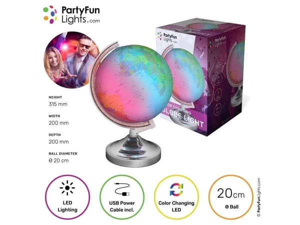 GLOBE LAMP - COLOR CHANGING - 5V