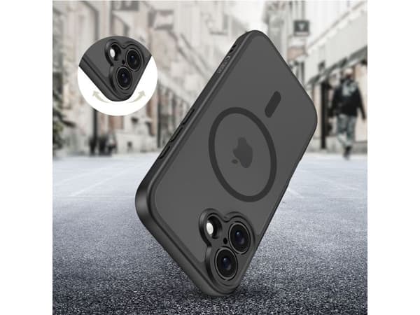 Tech-Protect BasicMag MagSafe-skal för iPhone 17 - matt svart
