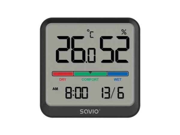 Savio CT-01/B, Innendørs, Temperatursensor, Frittstående