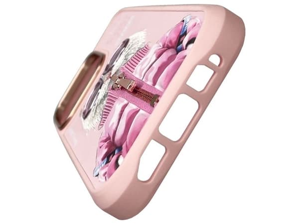 Nimmy Cool&Cute 2.0 kattedeksel til iPhone 16 Pro - rosa