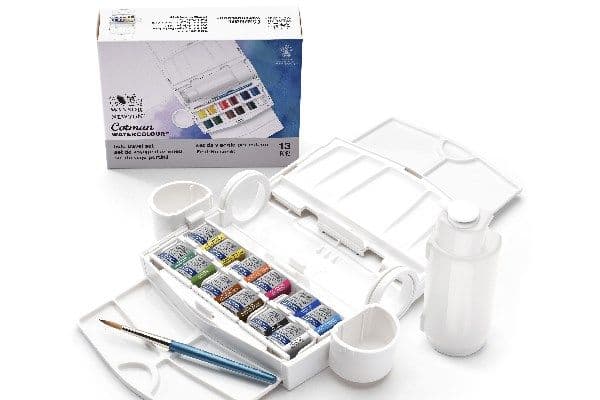 Cotman vattenfärgsfältbox plus