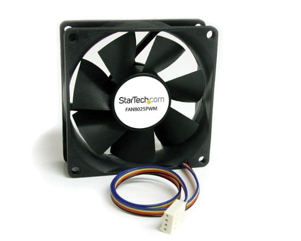 StarTech.com FAN8025PWM, Tuuletin, 8 cm, musta