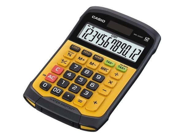 Casio WM-320MT - Skrivebordskalkulator - 12 sifre - solpanel, batteri