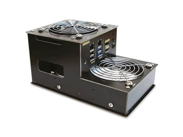 ODROID H3-CASE 4 SBC-kabinett Sortera