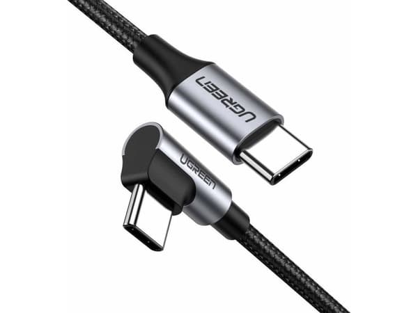 Ugreen US255, 0,5 m, USB C, USB C, USB 2.0, 0,48 Gbit/sek., Sort, Grå