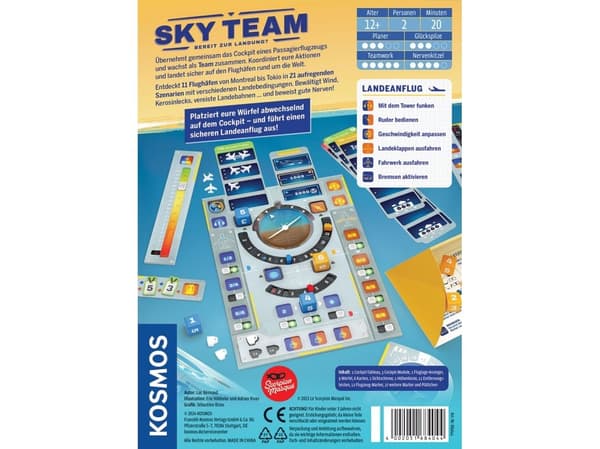 Kosmos Sky Team, Brettspill, Reise/eventyr, 12 år, 20 min