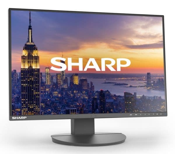 Sharp MultiSync EA242W, 61 cm (24"), 1920 x 1200 pikseliä, Full HD, LCD, 5 ms, musta