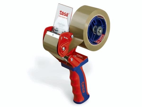 Tesa 6400 - Dispenser - pistolgrepp - röd, blå