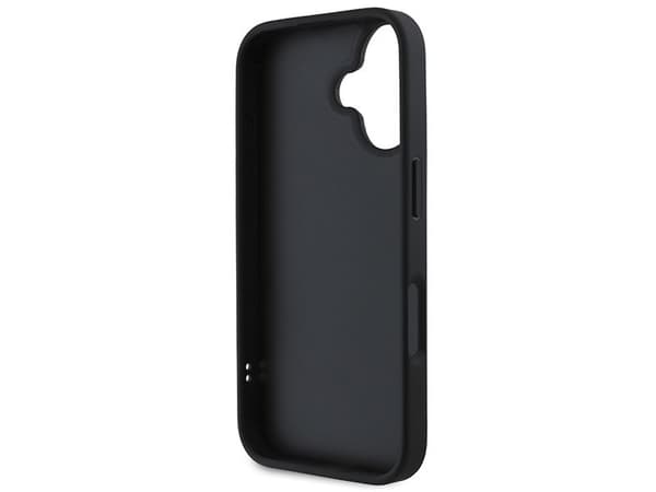 DKNY DKHCP16SPQDSLK iPhone 16 6,1" svart Quilted Stack Logo