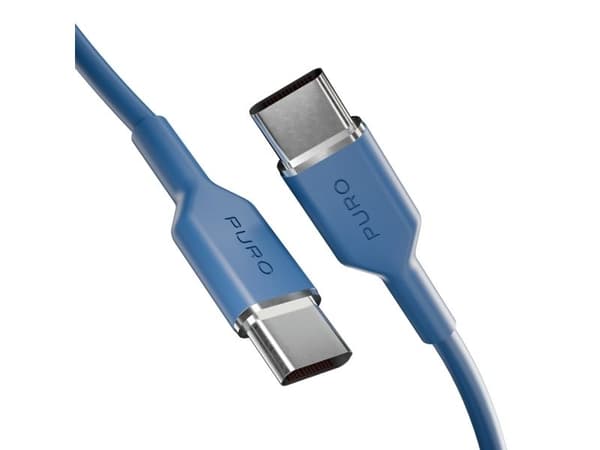 Puro ICON USB-C - USB-C 1,5 m kabel - blå