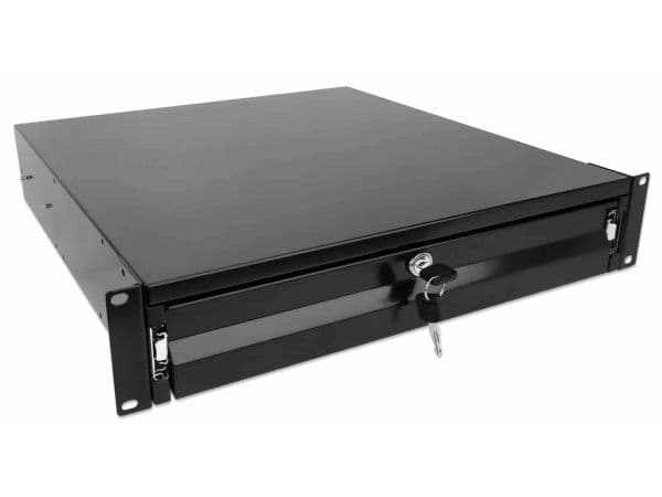 Intellinet 715829, Skuffenhet, Stål, Sort, 1 stykker, 8 kg