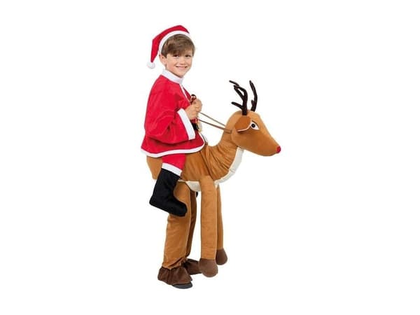 Rensdyr piggy back kostume, barn
