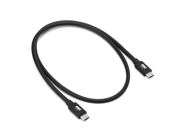 OWC - Thunderbolt-kabel - USB-C (hann) til USB-C (hann) - USB 3.2 Gen 2 / USB4 / Thunderbolt 3 / Thunderbolt 4 / Thunderbolt 5 - 48 V - 5 A - 80 cm...