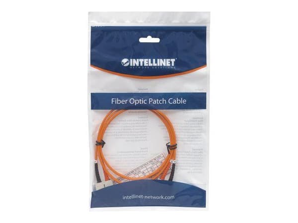 Intellinet LWL Anschlusskabel SC/SC 5m Multimode OM2 orange