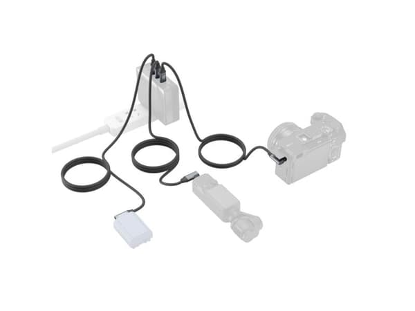 SmallRig 4791, 0,6 m, USB C, USB C, 20 Gbit/s, Svart, Grå