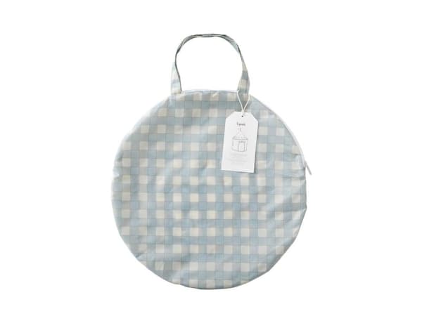 3 Sprouts Legetelt, Gingham blå