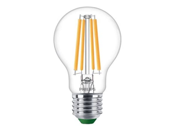 Philips Ultra Efficient LED-lampa E27 | A60 | 7.3W = 100W | 2700K varmvit | 3 st.