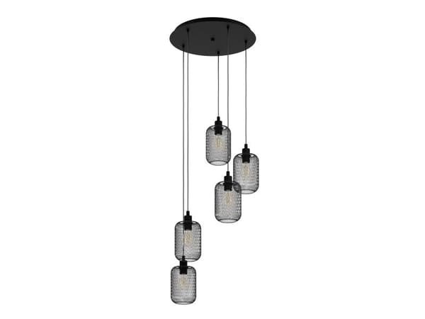EGLO WRINGTON CLUSTER 5XE27 Ø150 MUSTA