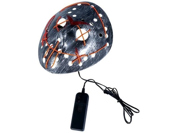 Jääkiekkomaski, jossa on LED-valot