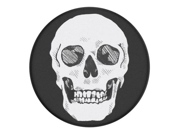 PopSockets Shaky Bones White, Grippi, Musta, Valkoinen, Universaali